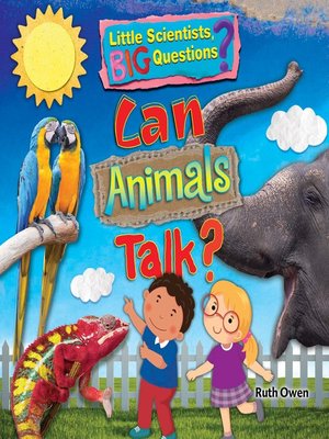 cover image of Can Animals Talk?